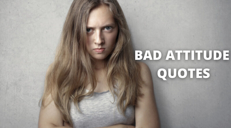 65 Bad Attitude Quotes On Success In Life OverallMotivation